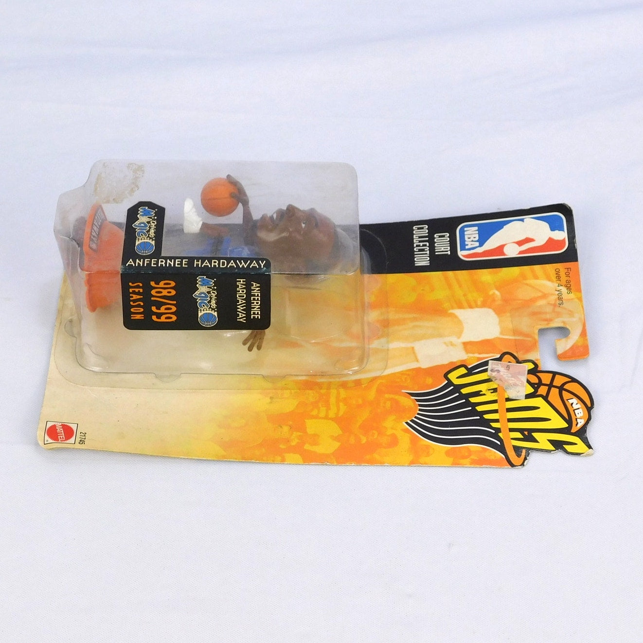 Vintage Penny Hardaway NBA Jams Figure 1998 Court Collection Sealed 3" Mattel