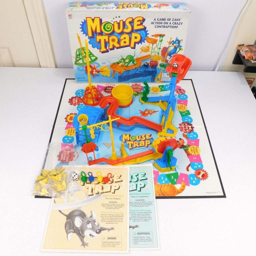 1999 Mouse Trap Milton Bradley Board Game Complete CIB Instructions Vintage