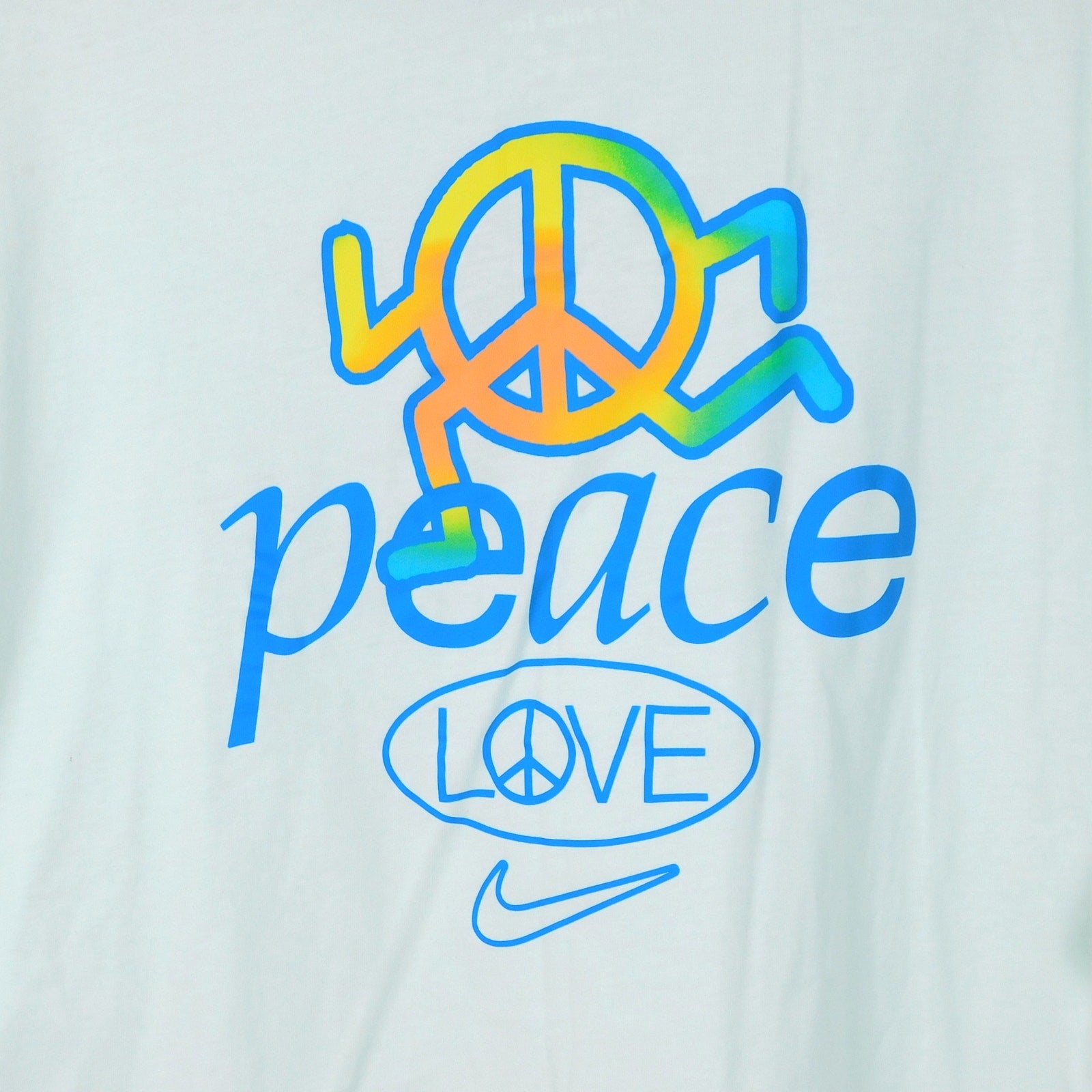 Nike Peace And Love T Shirt - Size 2XL (minor flaws)