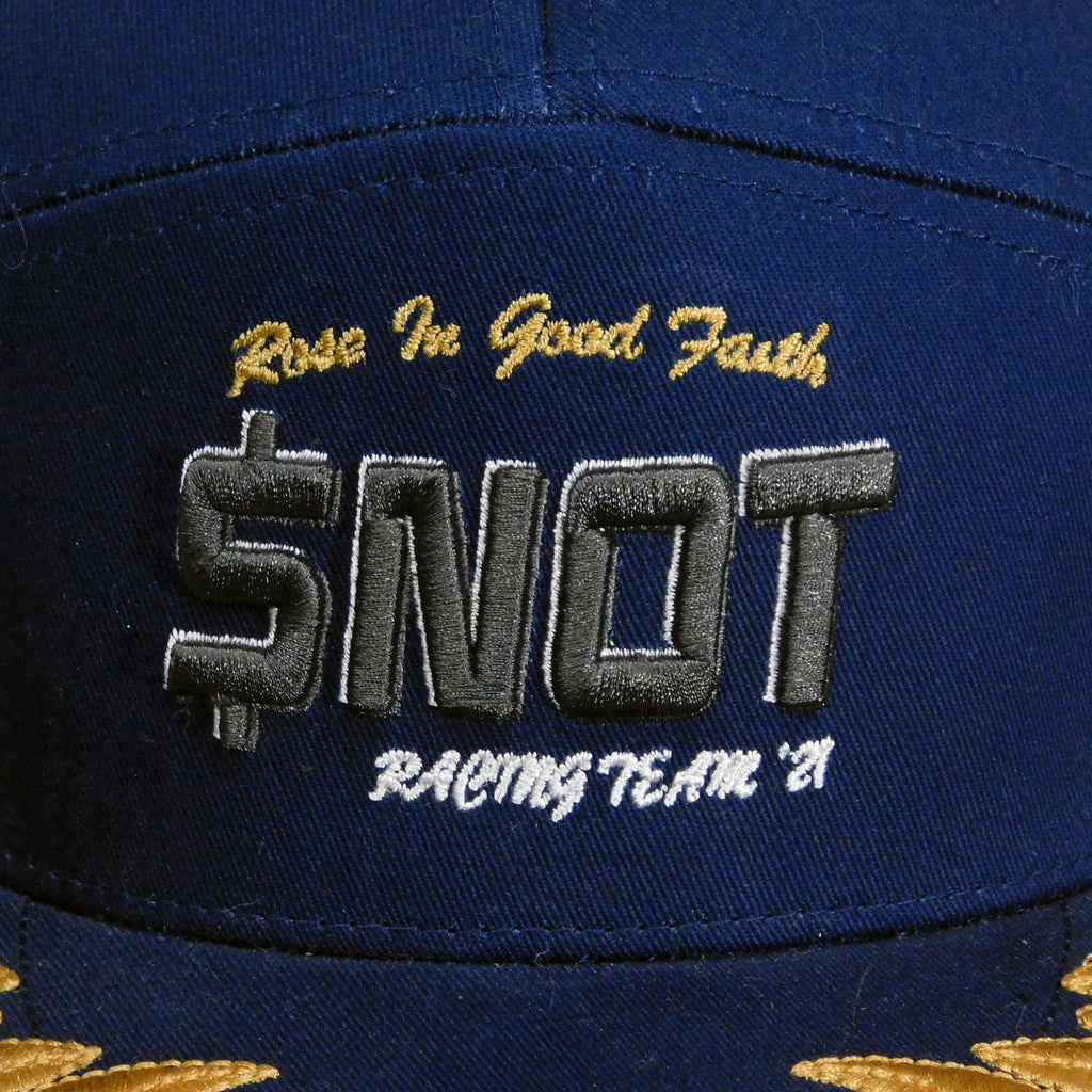 Rose In Good Faith Snot Racing Team Hat Merch Strapback Blue
