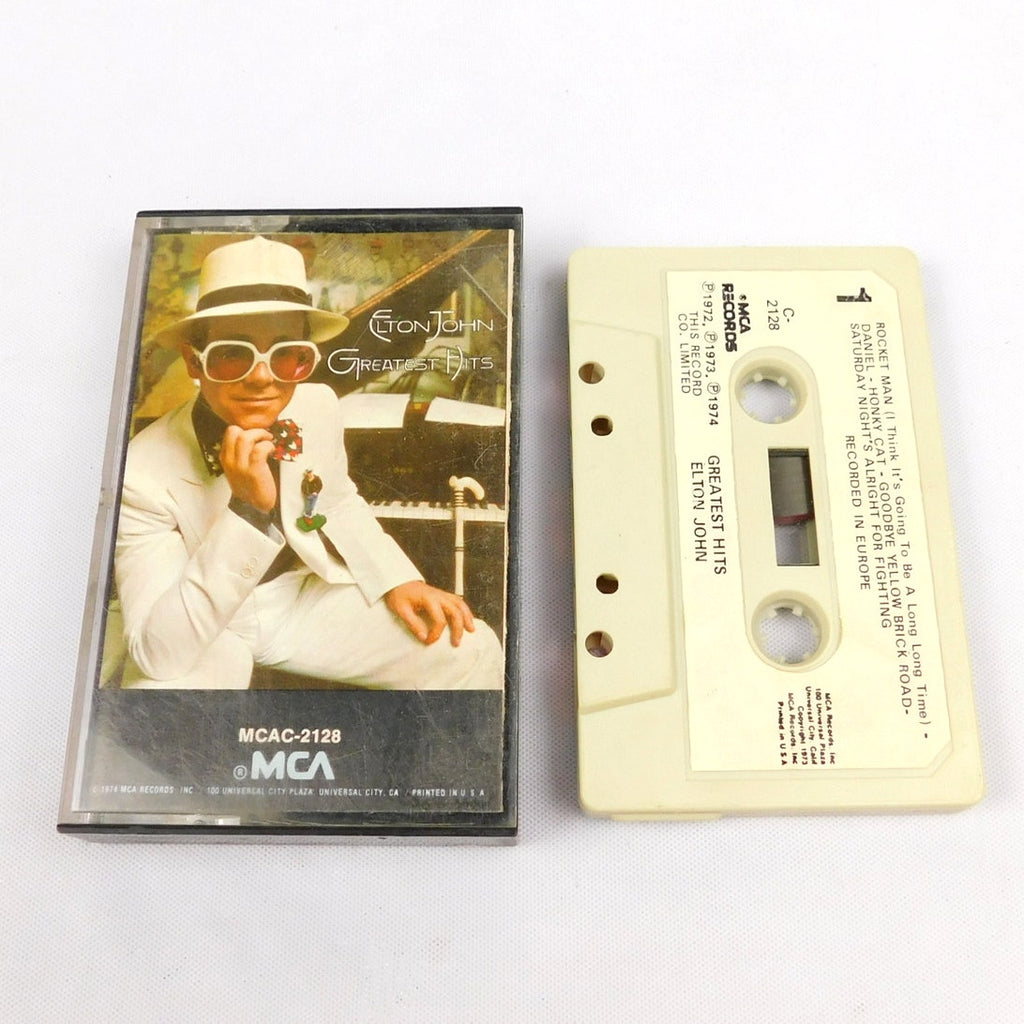 Elton John Greatest Hits Cassette Tested 1974 MCA Records MCAC-2128