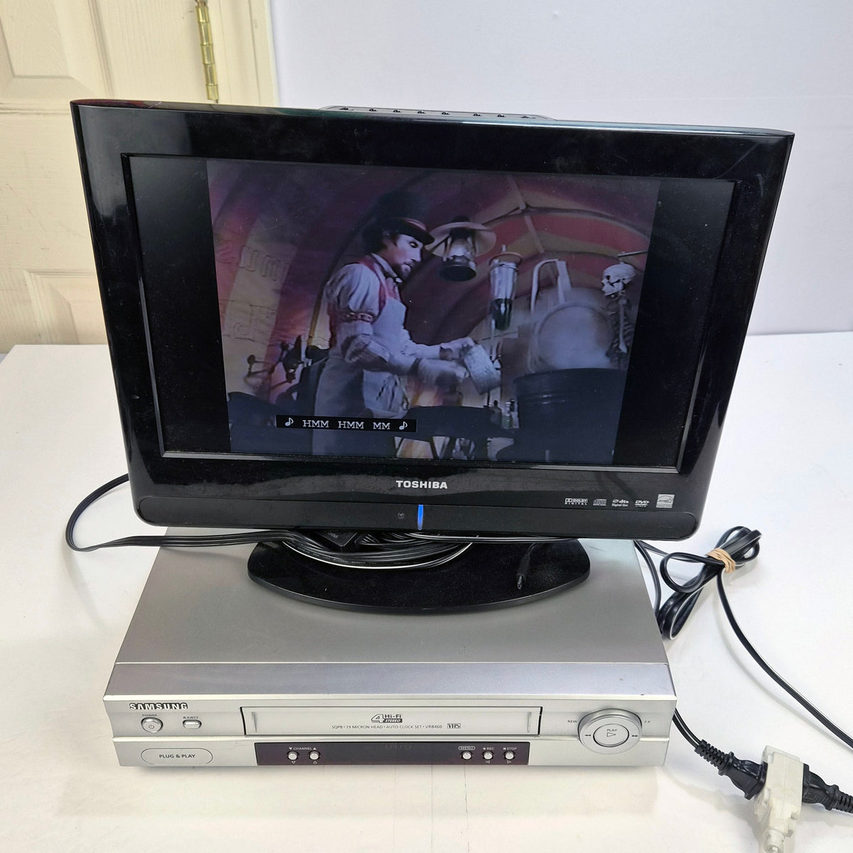 Samsung VR8460A VCR VHS Player 4 Head Hi-Fi Stereo Fully Tested No Remote