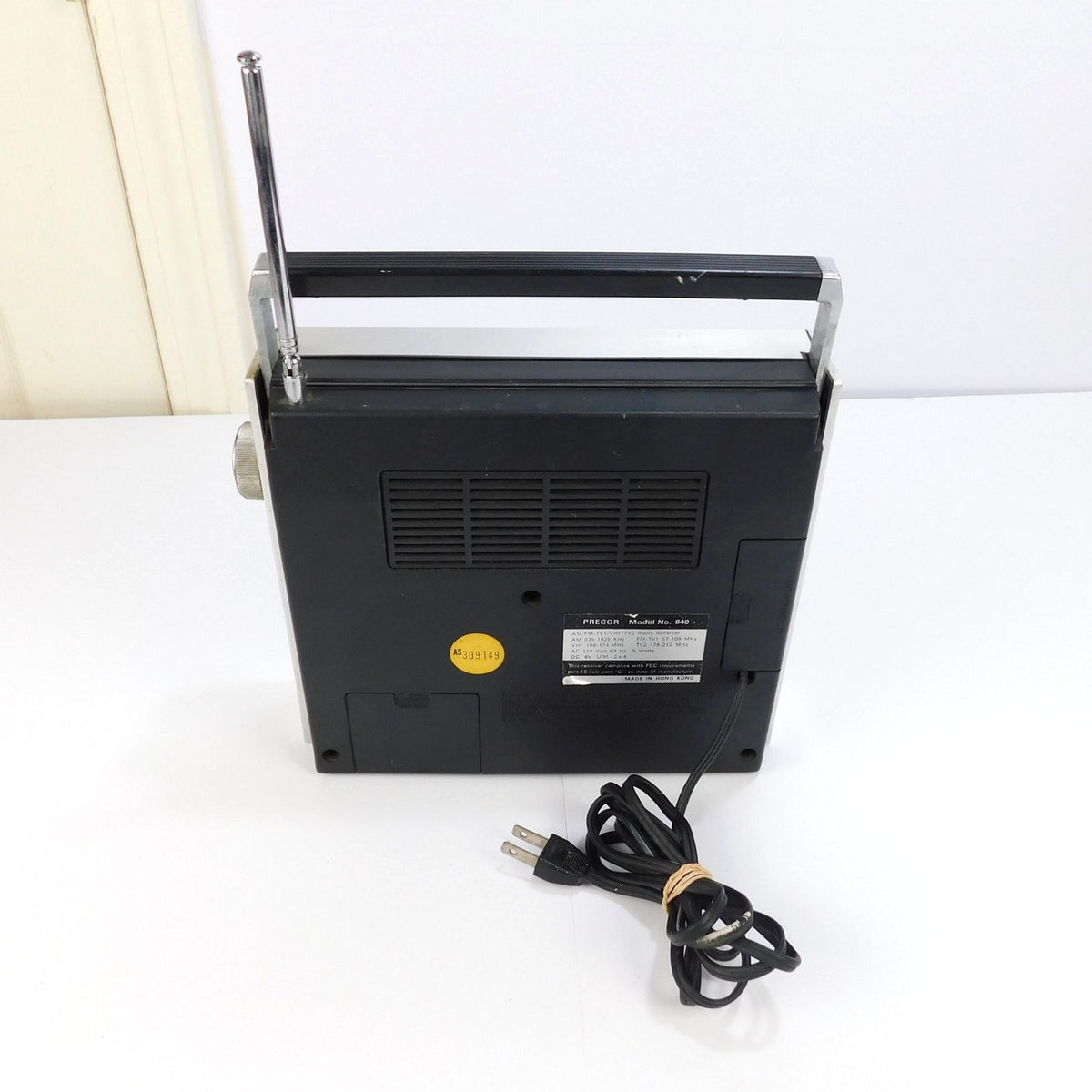 Vintage Precor 840 Multiband AM FM VHF Air Weather TV Portable Radio Tested