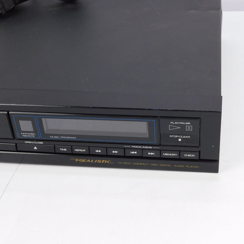 Realistic CD-1600 Player Single Disc Fully Tested New Drive Belt Vintage 1989
