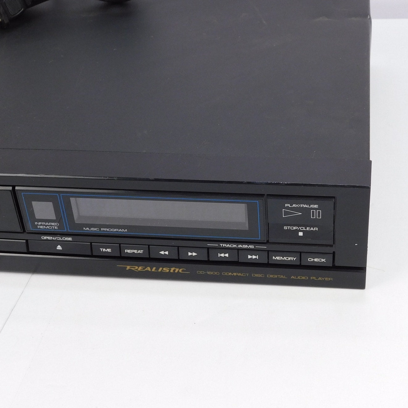 Realistic CD-1600 Player Single Disc Fully Tested New Drive Belt Vintage 1989
