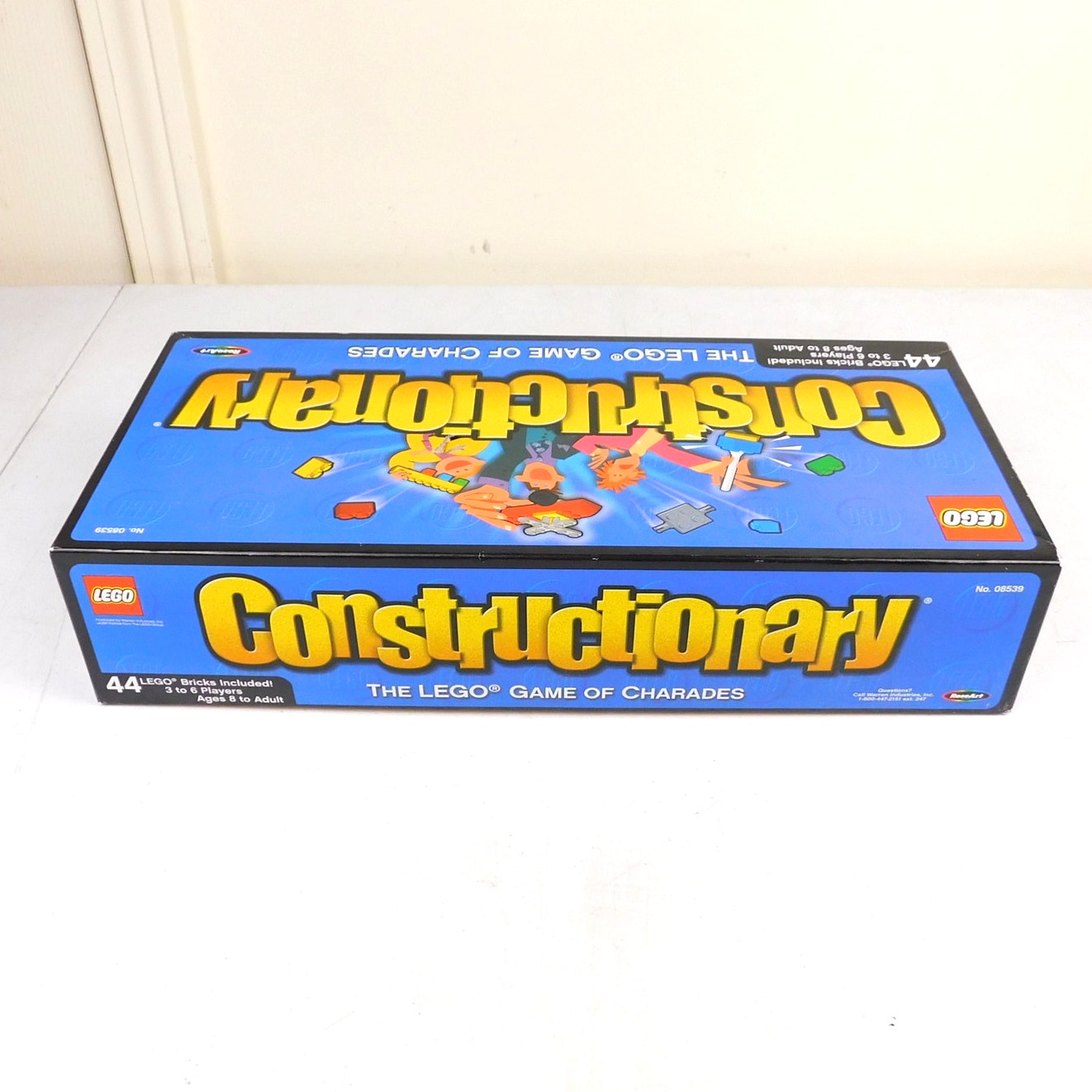 Lego Constructionary Charades Board Game 2003 Complete In Box Roseart 08539