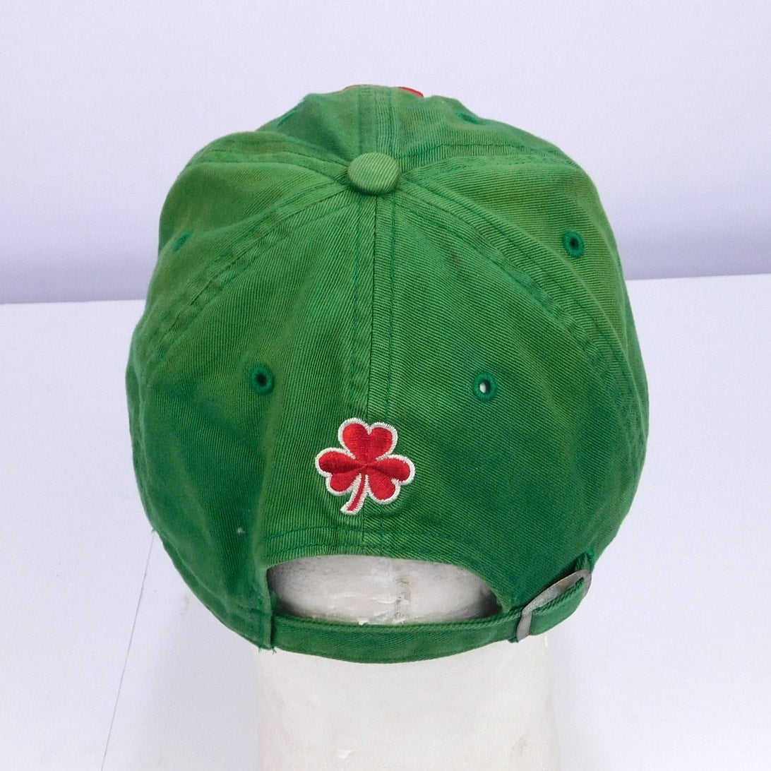 90s Boston Red Sox Green Strapback Hat - Adjustable