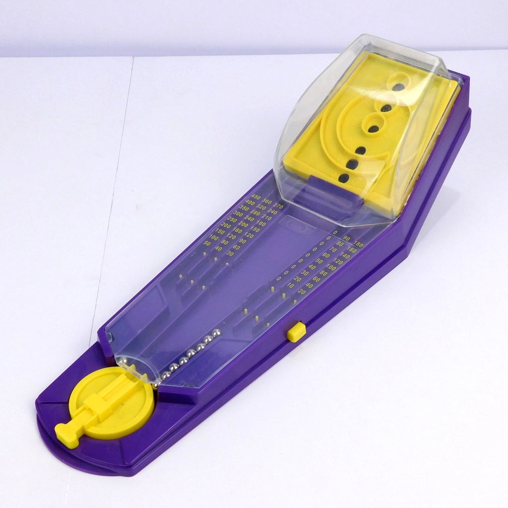 Ideal Toys Speedball Tabletop Skee Ball Toy Tested Working Purple Yellow 2000s