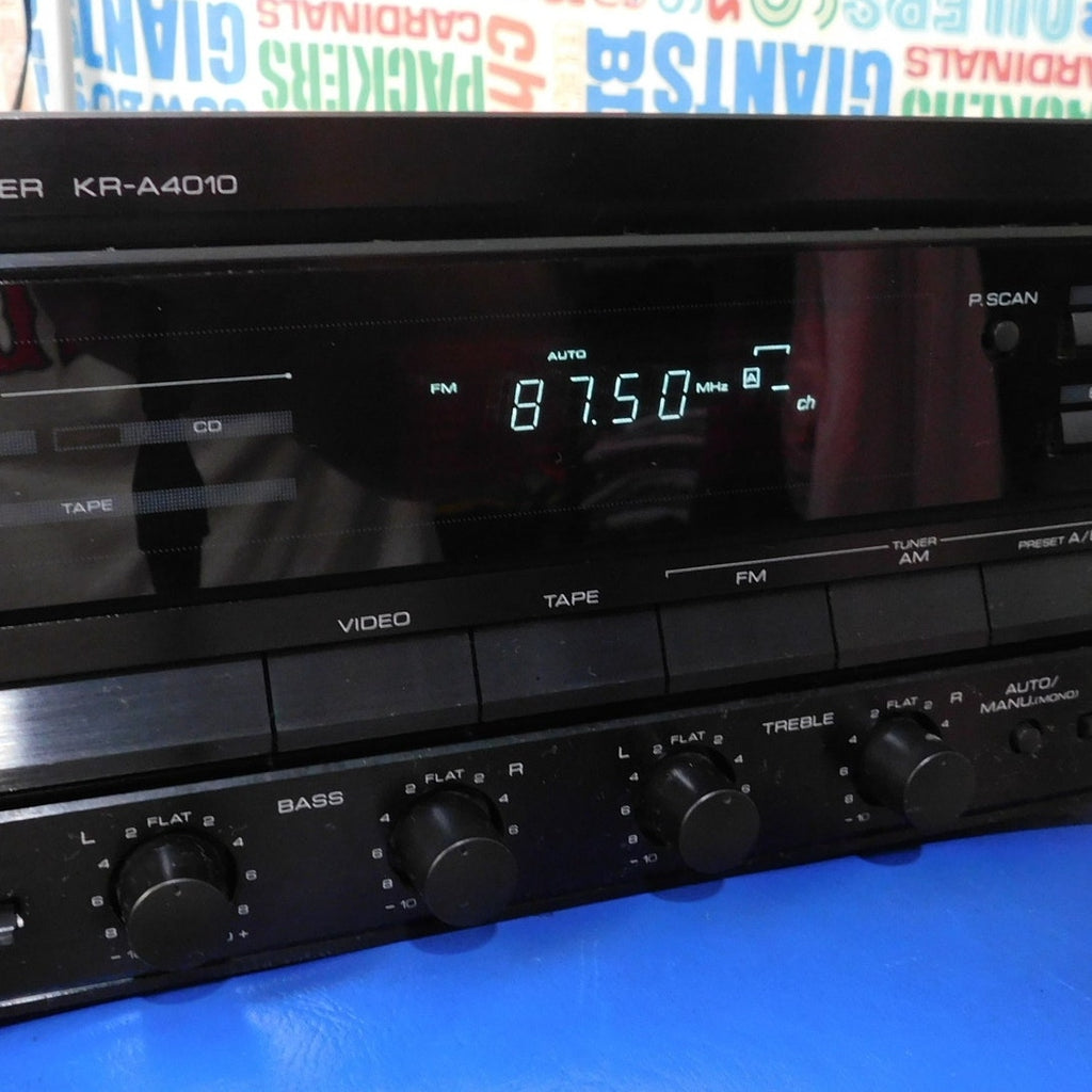 Kenwood KR-A4010 Stereo Receiver Tested Working 45W 2 Channel No Remote Phono In