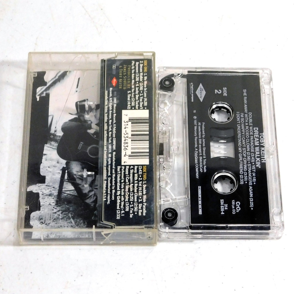 Toby Keith Dream Walkin Cassette Tested 1997 Mercury Records 314-534 836-4