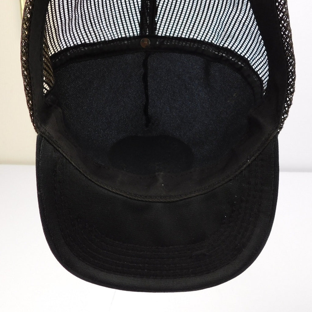 Vintage NRA National Rifle Association Mesh Trucker Snapback Hat Black USA Made