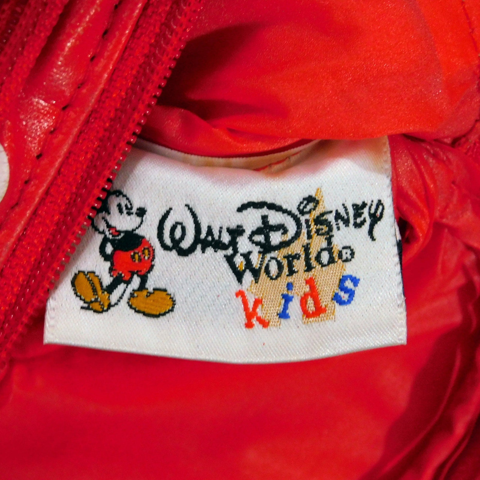 Vintage Walt Disney World Kids Minnie Mouse Belt Bag Fanny Pack Faux Leather