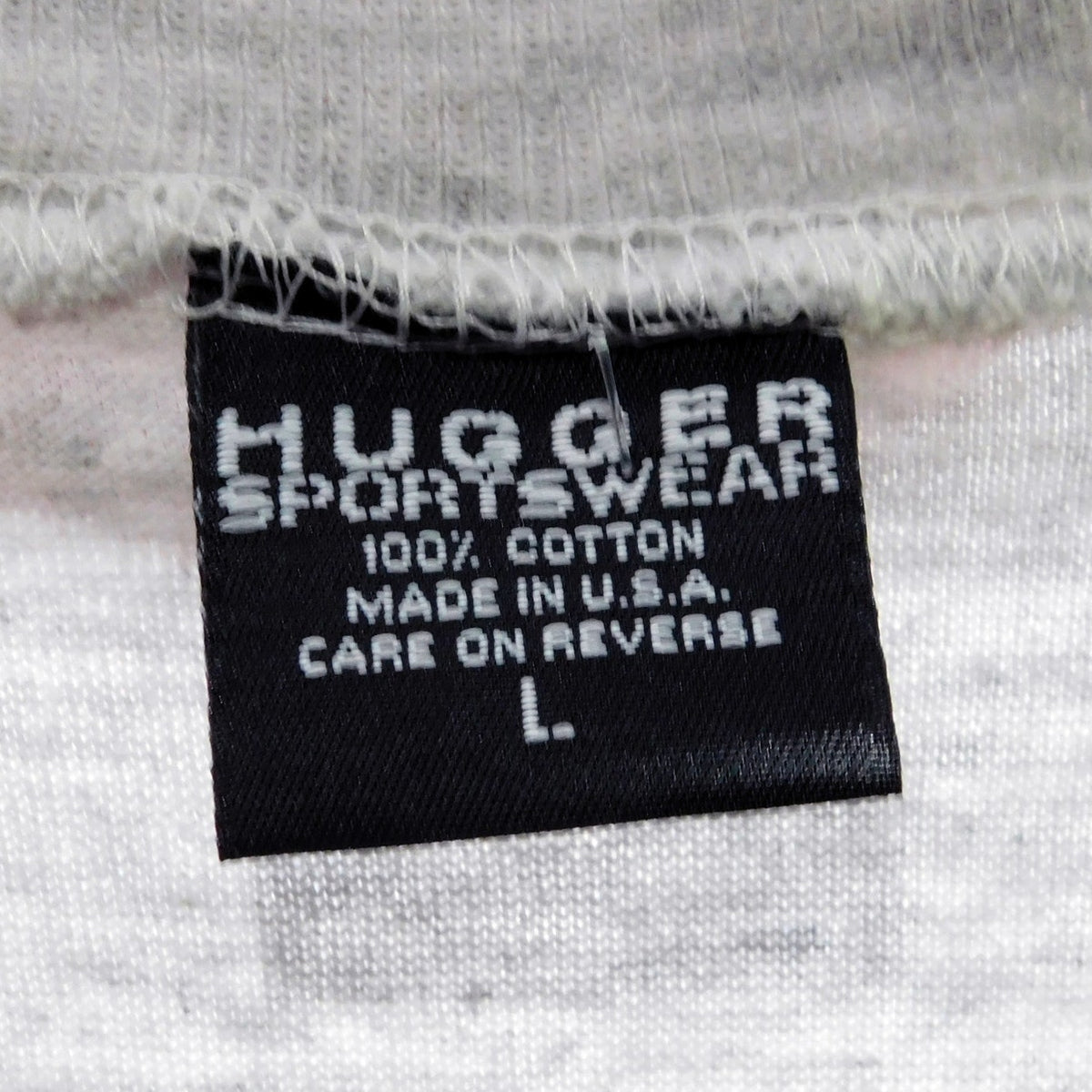 Vintage 90s Shopper T Shirt Size L Definitions Hugger Tag Gray Unworn