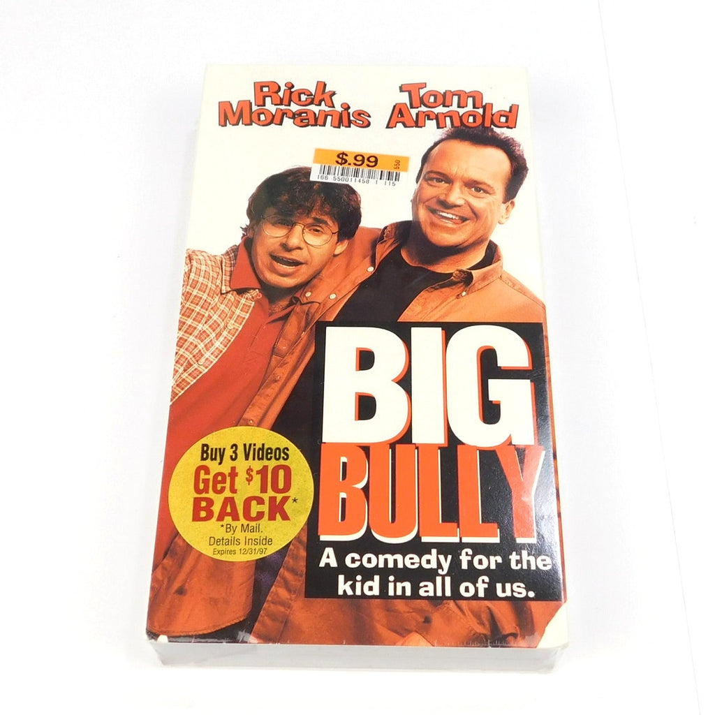 Big Bully VHS 1996 Rick Moranis Tom Arnold Factory Sealed Warner Bros Big Lots