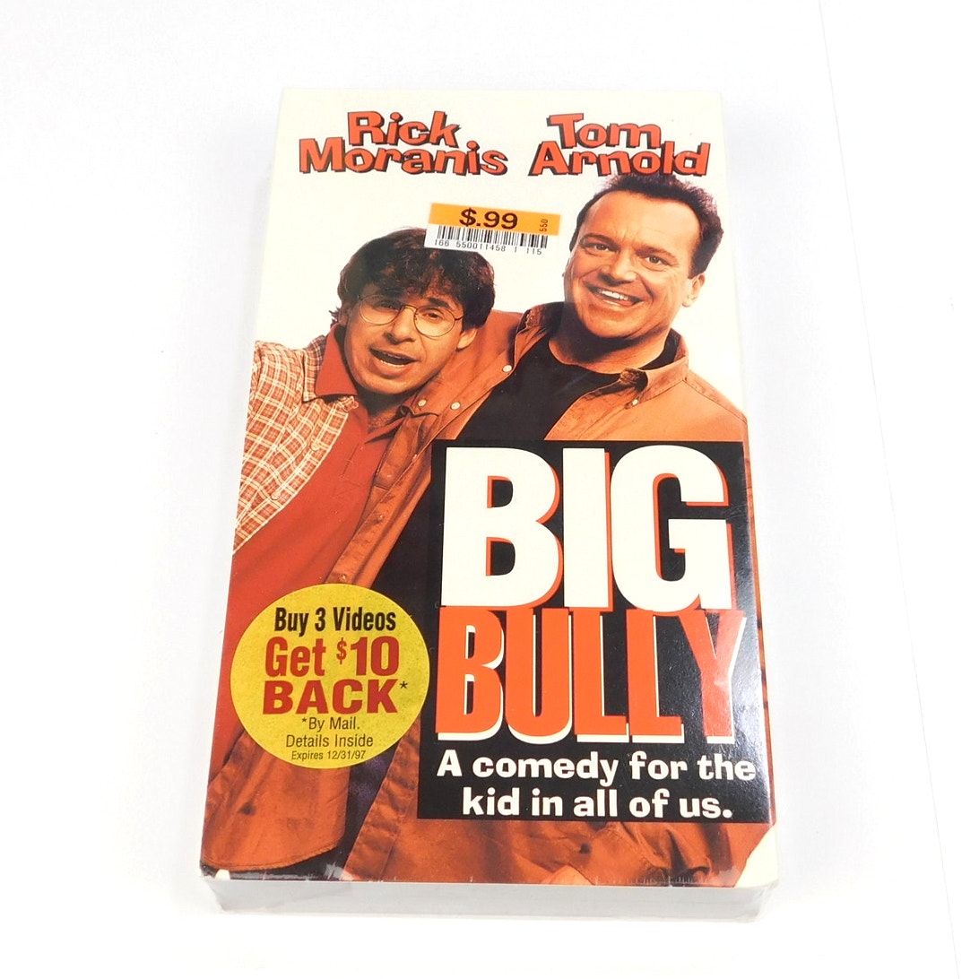 Big Bully VHS 1996 Rick Moranis Tom Arnold Factory Sealed Warner Bros Big Lots