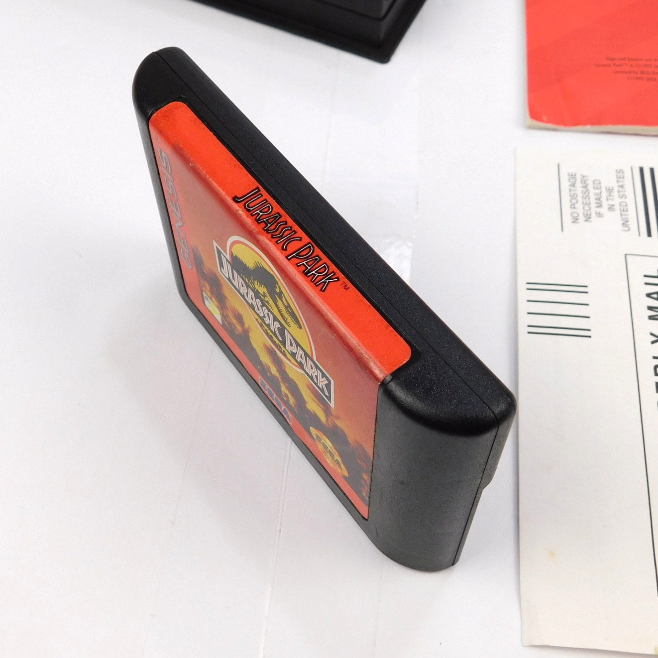 Jurassic Park SEGA Genesis Complete CIB Tested Working 1993 Reg Card