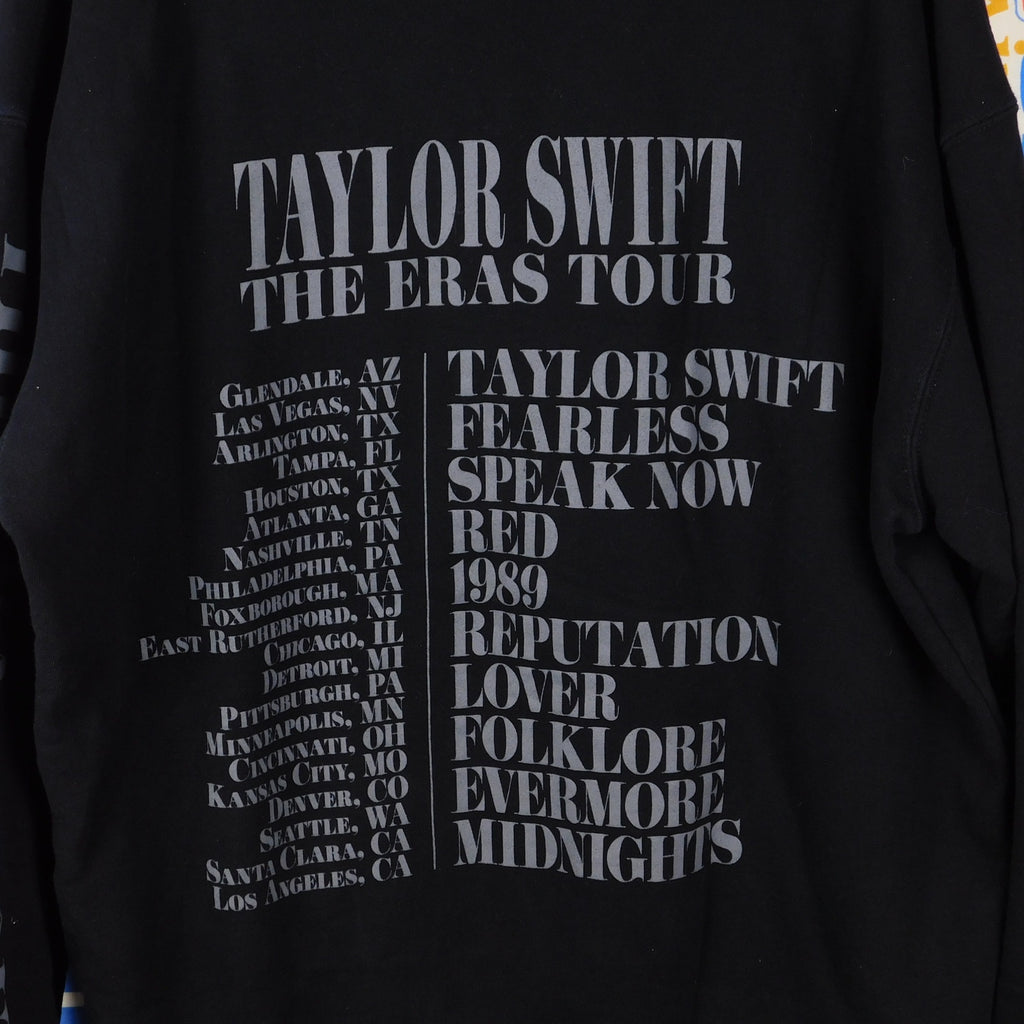Taylor Swift Eras Tour Pullover Hoodie - Size XL (cut collar)