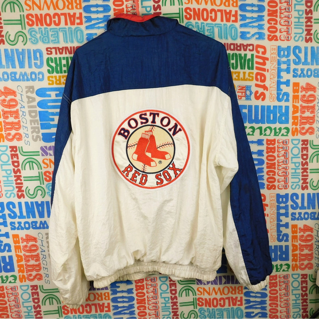 90s Boston Red Sox Full Zip Windbreaker - Size L