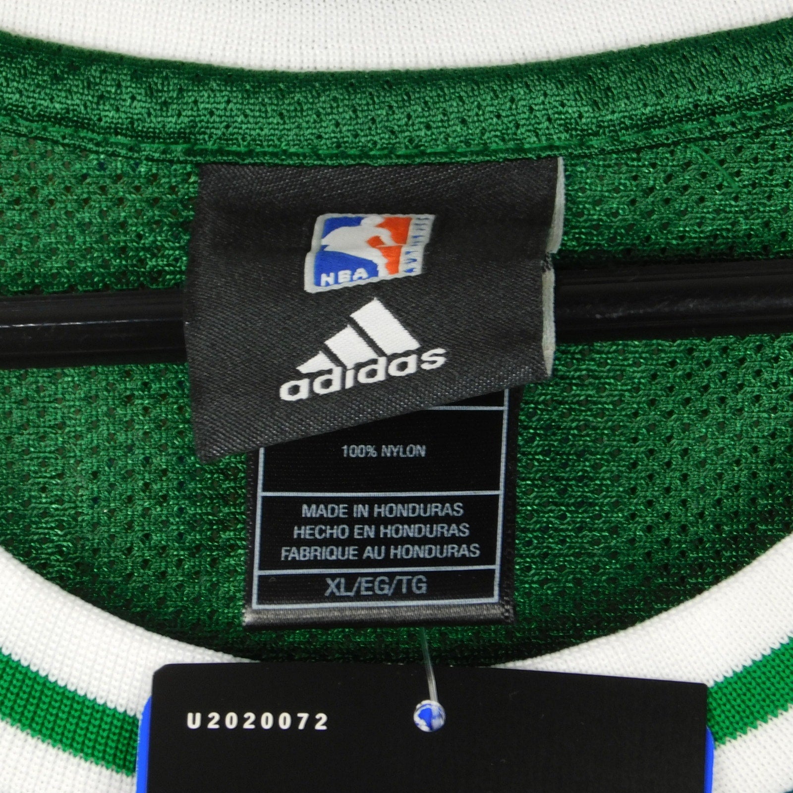 Adidas Boston Celtics Paul Pierce Jersey Size XL NWT Deadstock 2008 Green Mesh