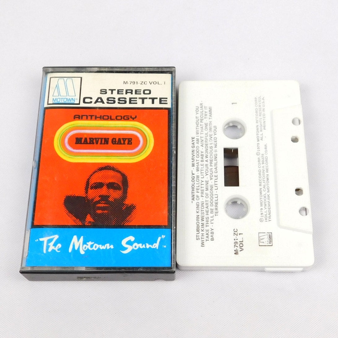 Marvin Gaye Anthology Cassette 1979 Tested Motown Records M-791-ZC Best Of
