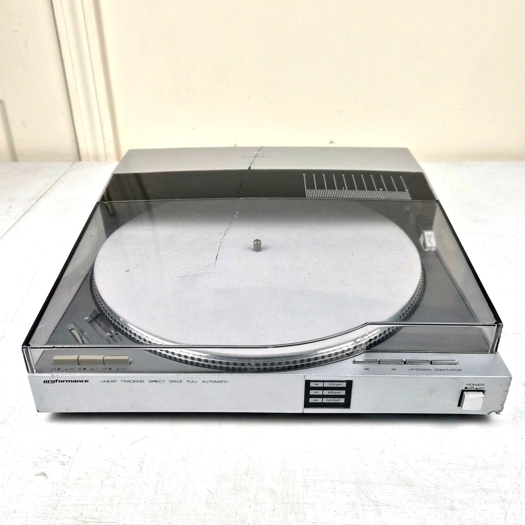 Sears Direct Drive Turntable Linear Tracking Tested Serviced 1983 Proformance
