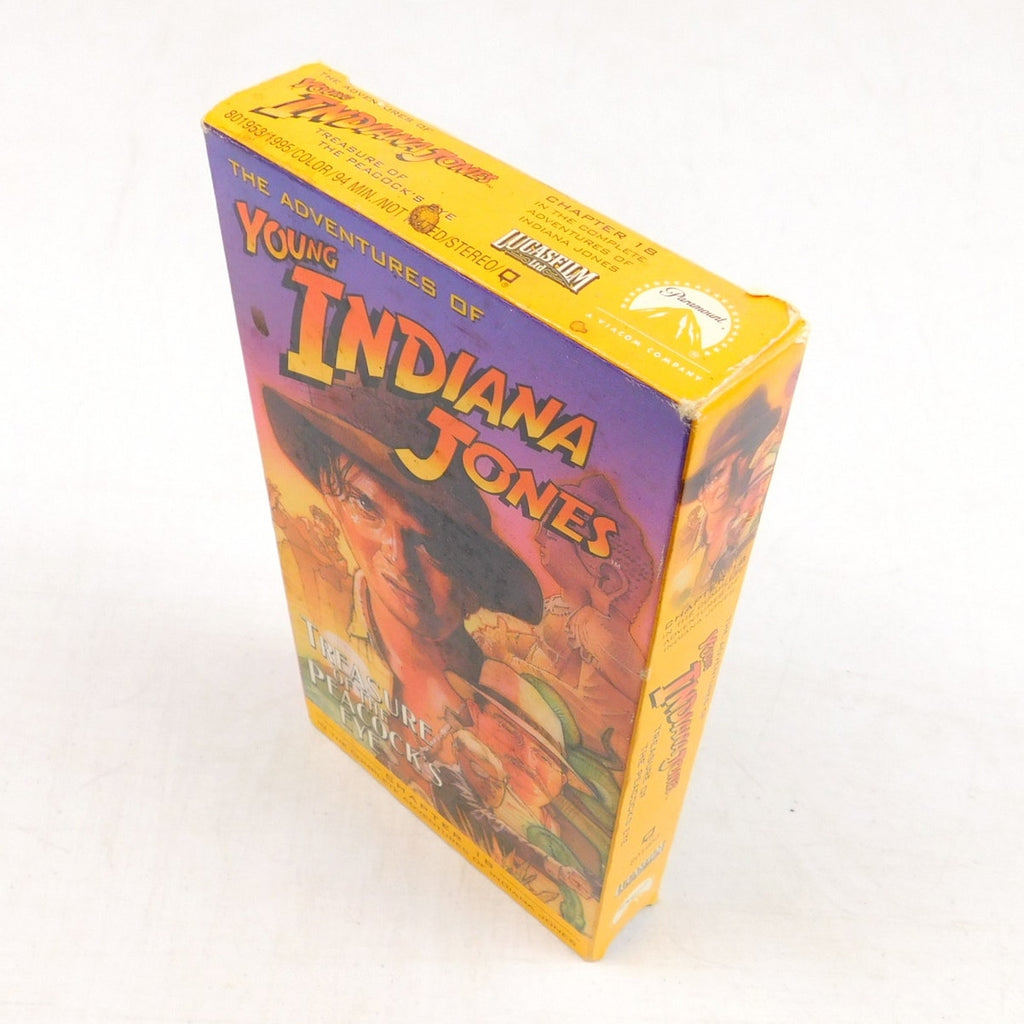 Young Indiana Jones Treasure Of The Peacocks Eye VHS Chapter 18 Tested 1995