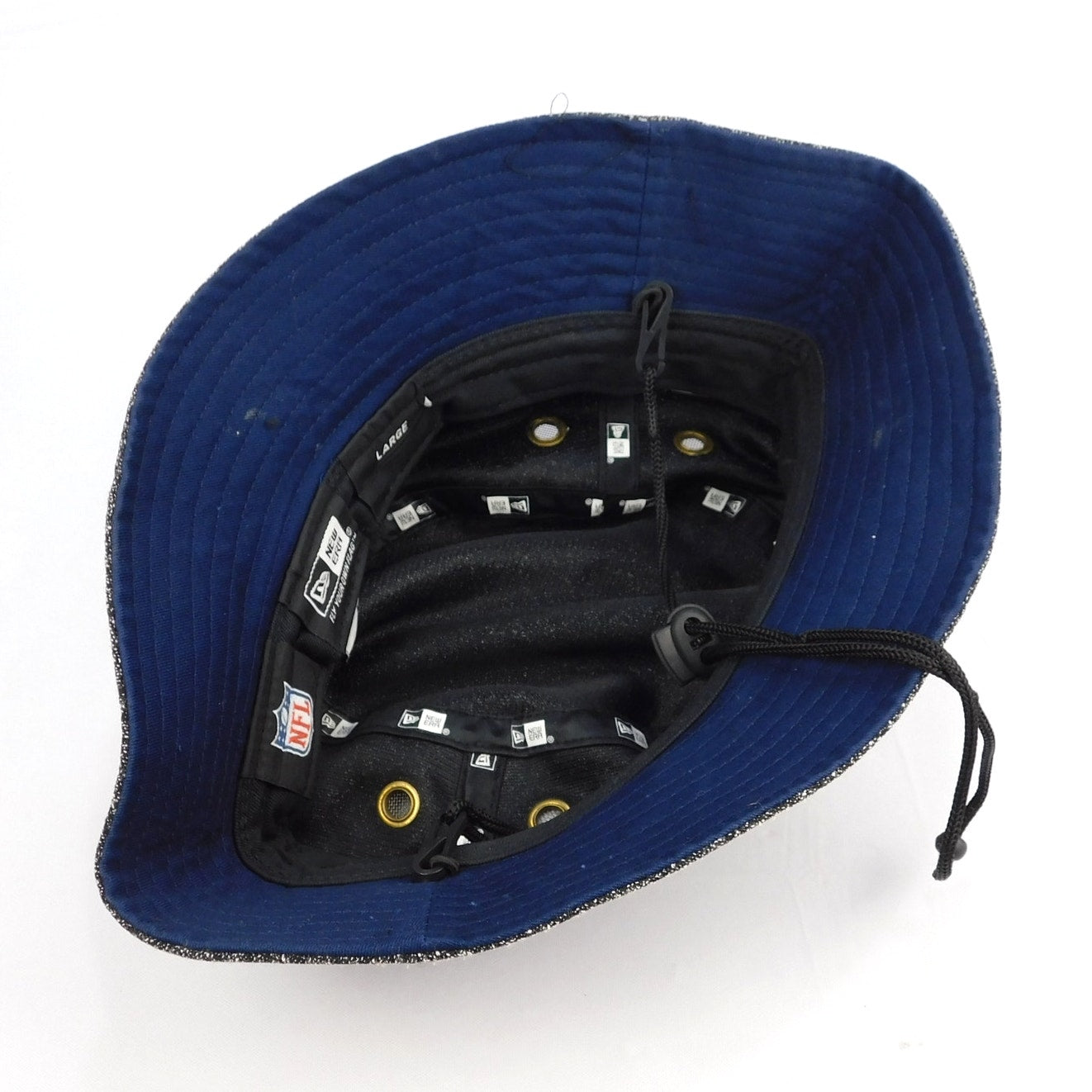 New Era Seattle Seahawks Bucket Hat w/ Chin Strap - Size L