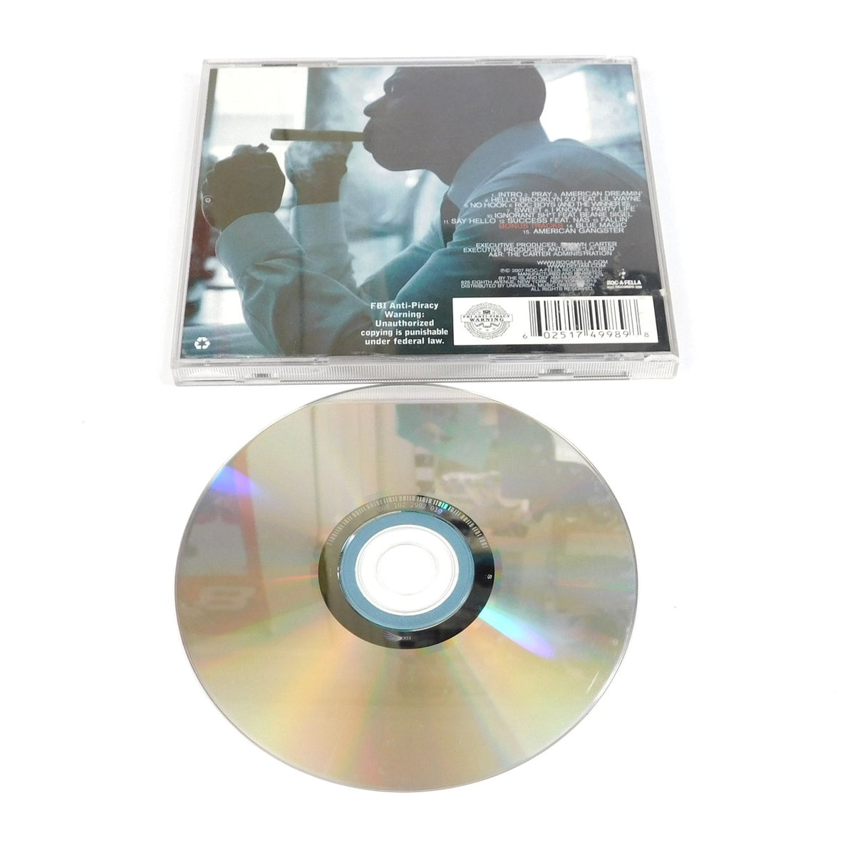 Jay Z American Gangster CD 2007 Tested Roc A Fella Records B0010229-02