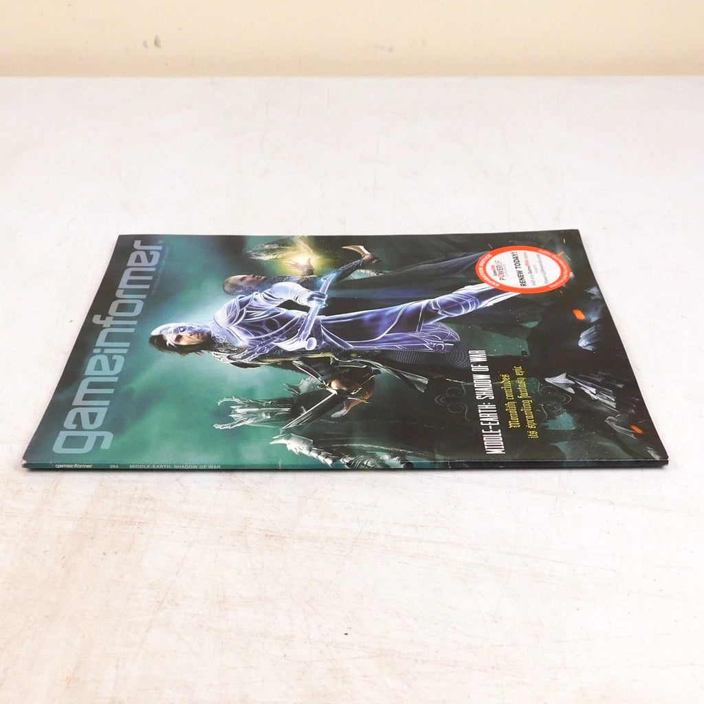 Game Informer Magazine Issue 294 October 2017 Middle Earth Shadow Of War Cover