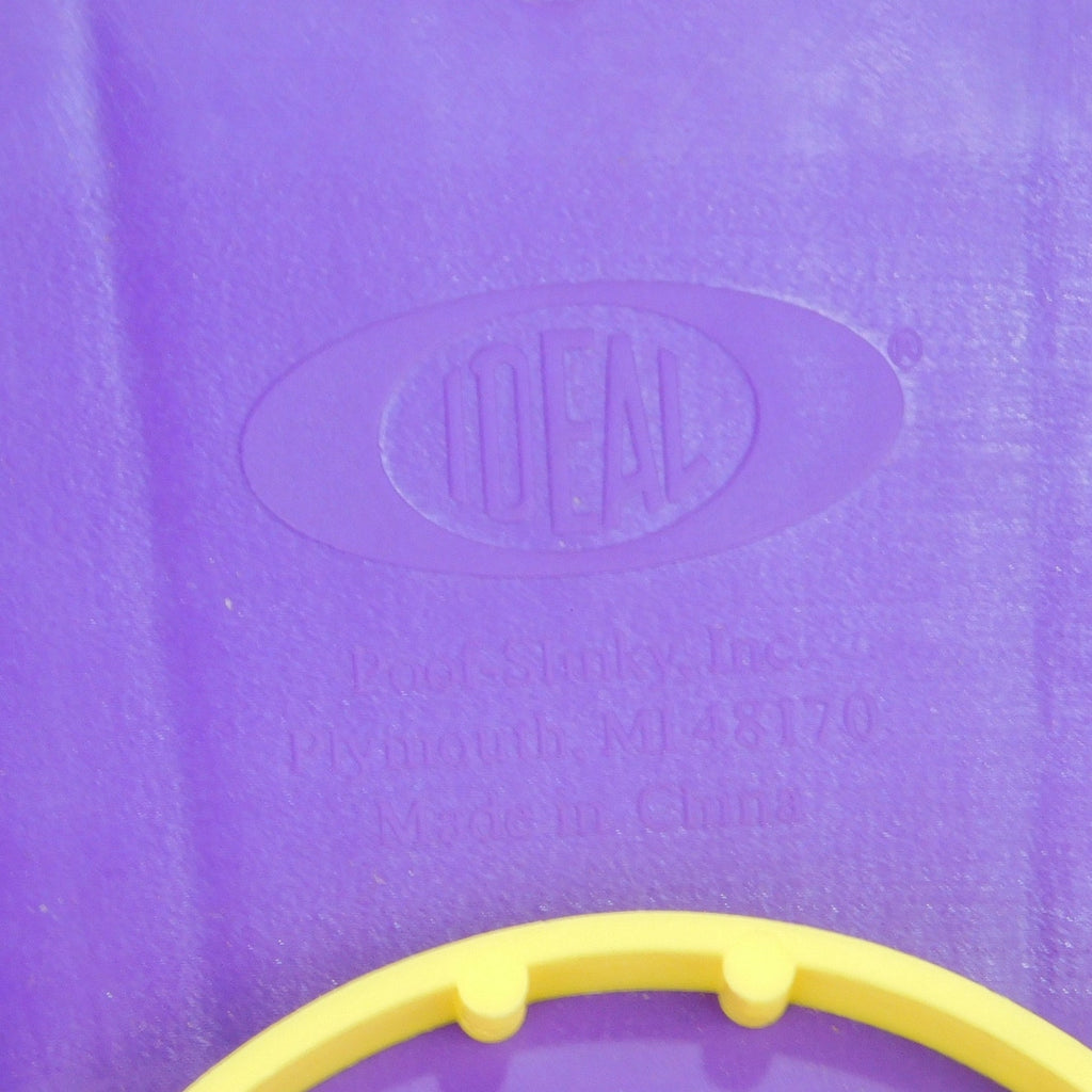 Ideal Toys Speedball Tabletop Skee Ball Toy Tested Working Purple Yellow 2000s