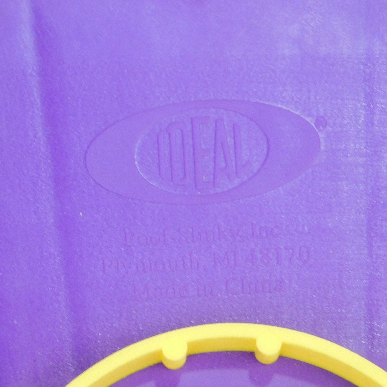 Ideal Toys Speedball Tabletop Skee Ball Toy Tested Working Purple Yellow 2000s