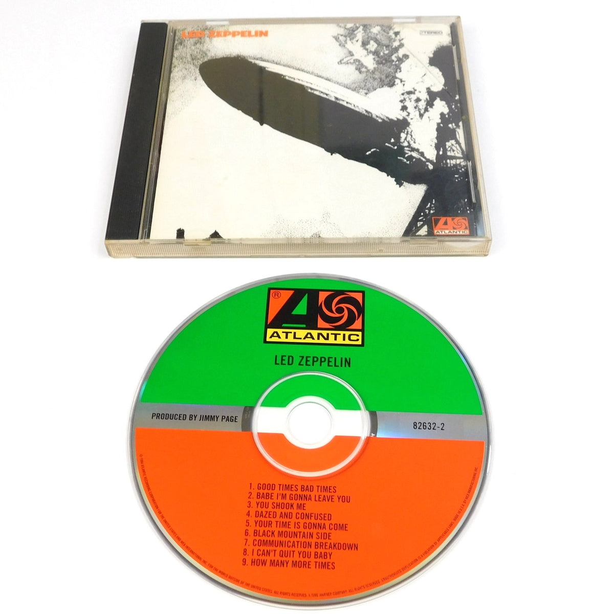 Led Zeppelin I CD 1994 Tested Atlantic 82632-2 Jimmy Page Remaster Classic Rock