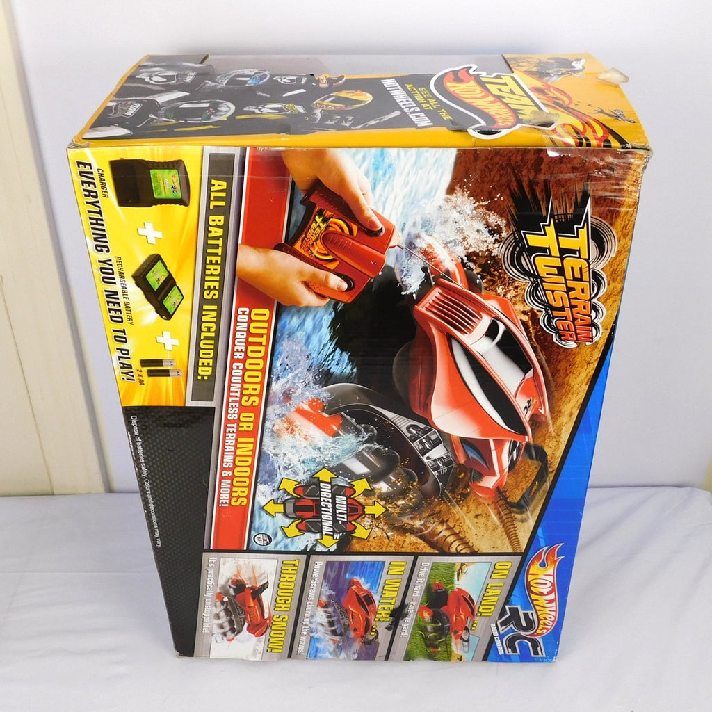 Hot Wheels RC Terrain Twister Complete In Box 2009 Tested X2874 Red