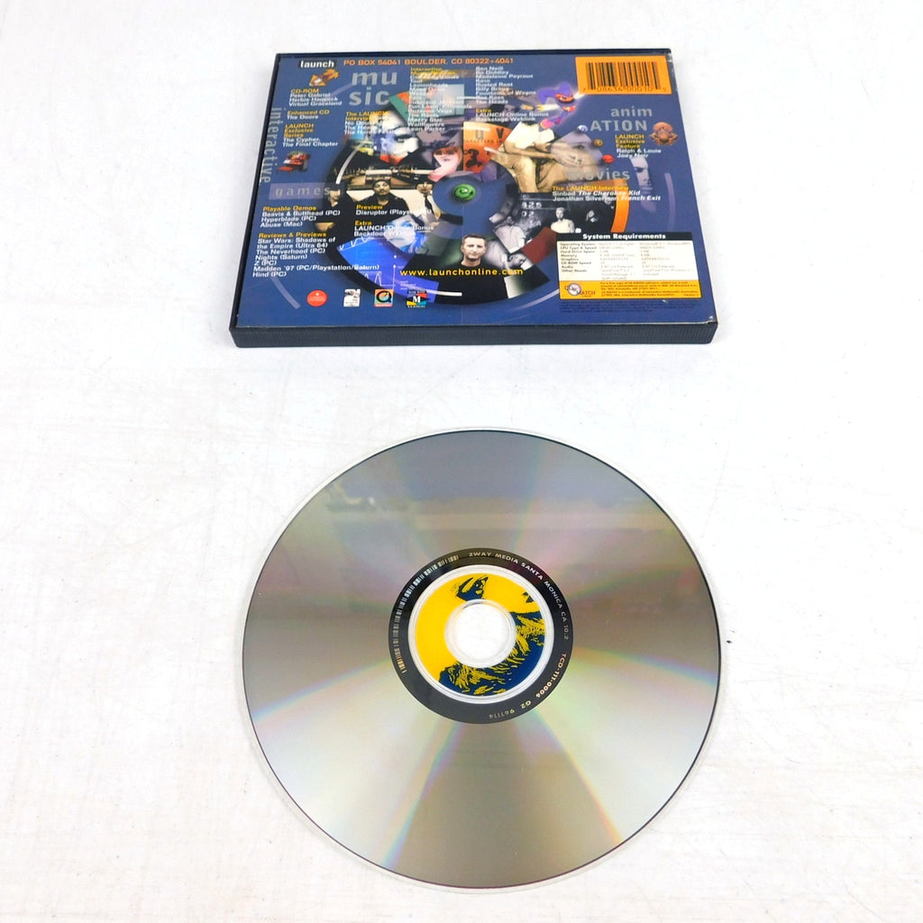 Launch Music Magazine PC CD ROM Vol 10 No Doubt Cover Game Demos Interactive