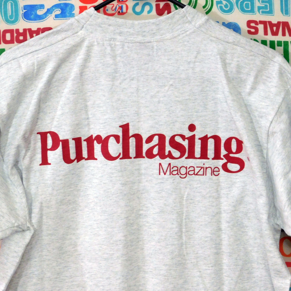 90s Purchasing Magazine T Shirt - Size L