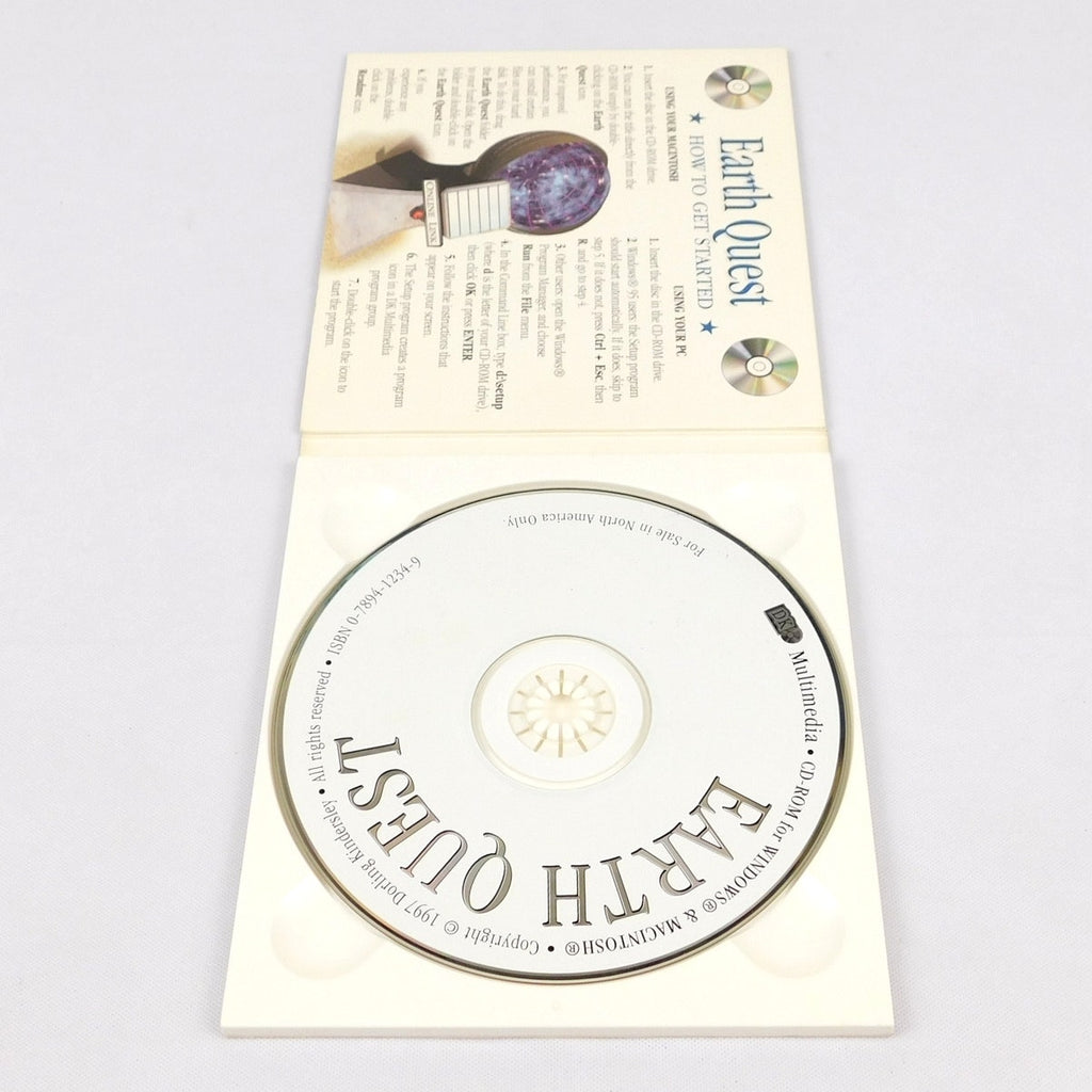 Eyewitness Virtual Reality Earth Quest PC CD ROM Tested 1997 Dorling Kindersley
