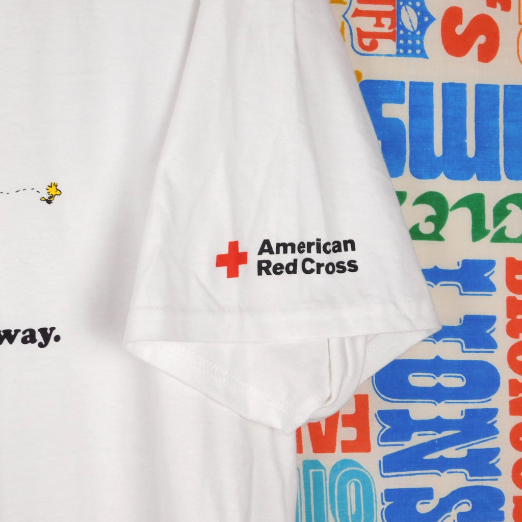 American Red Cross Peanuts Woodstock Give Blood T Shirt - Size XL