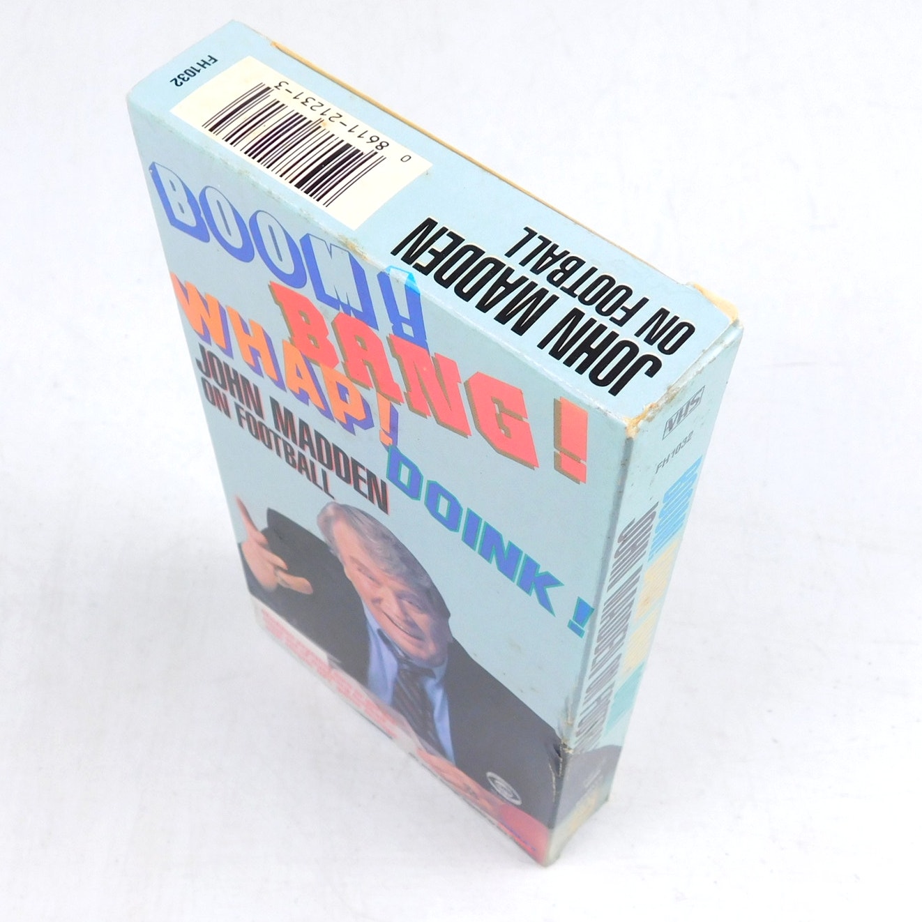 John Madden On Football VHS Tested Working 1988 Boom Bang Whap Doink