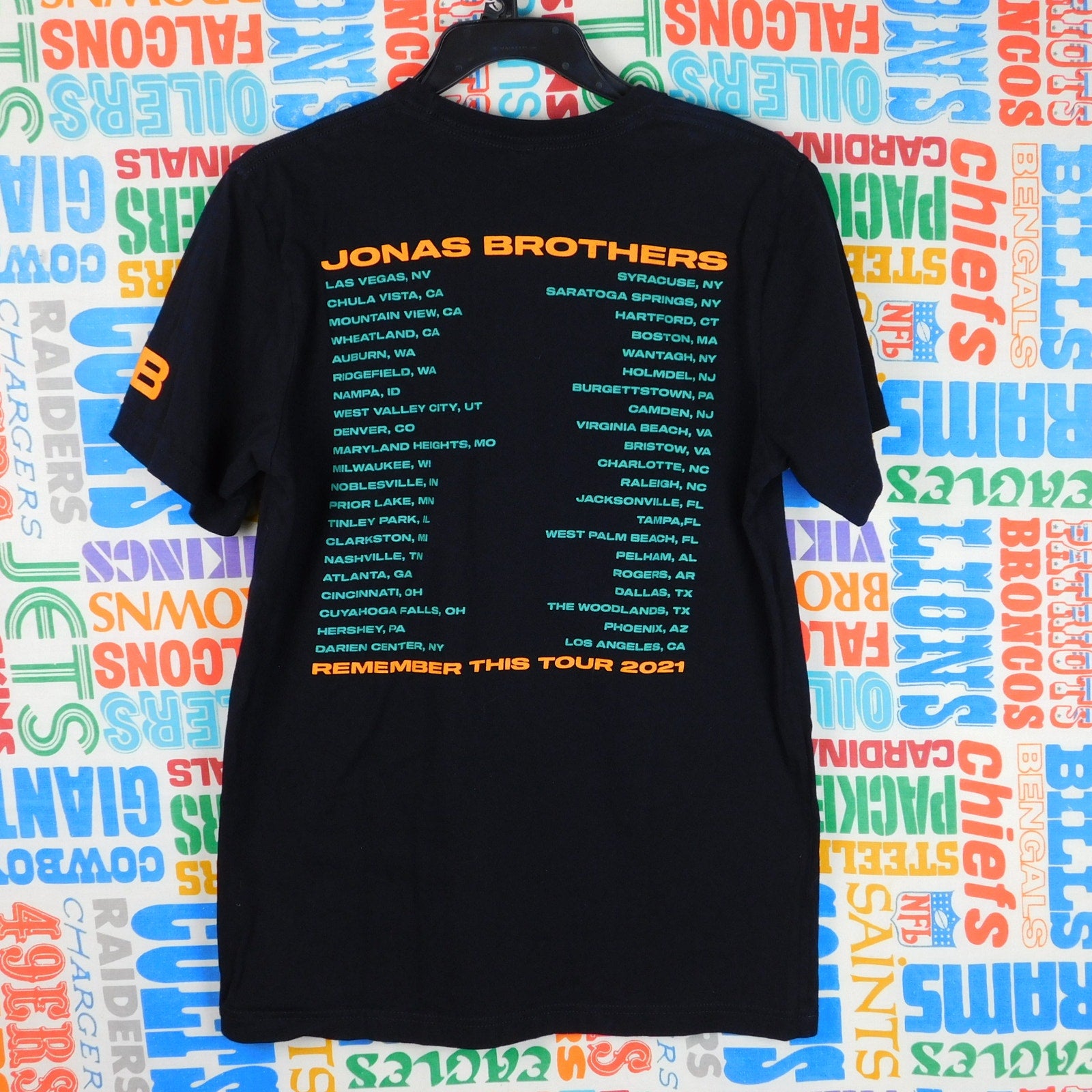 Jonas Brothers Remember This Tour 2021 T Shirt - Size M