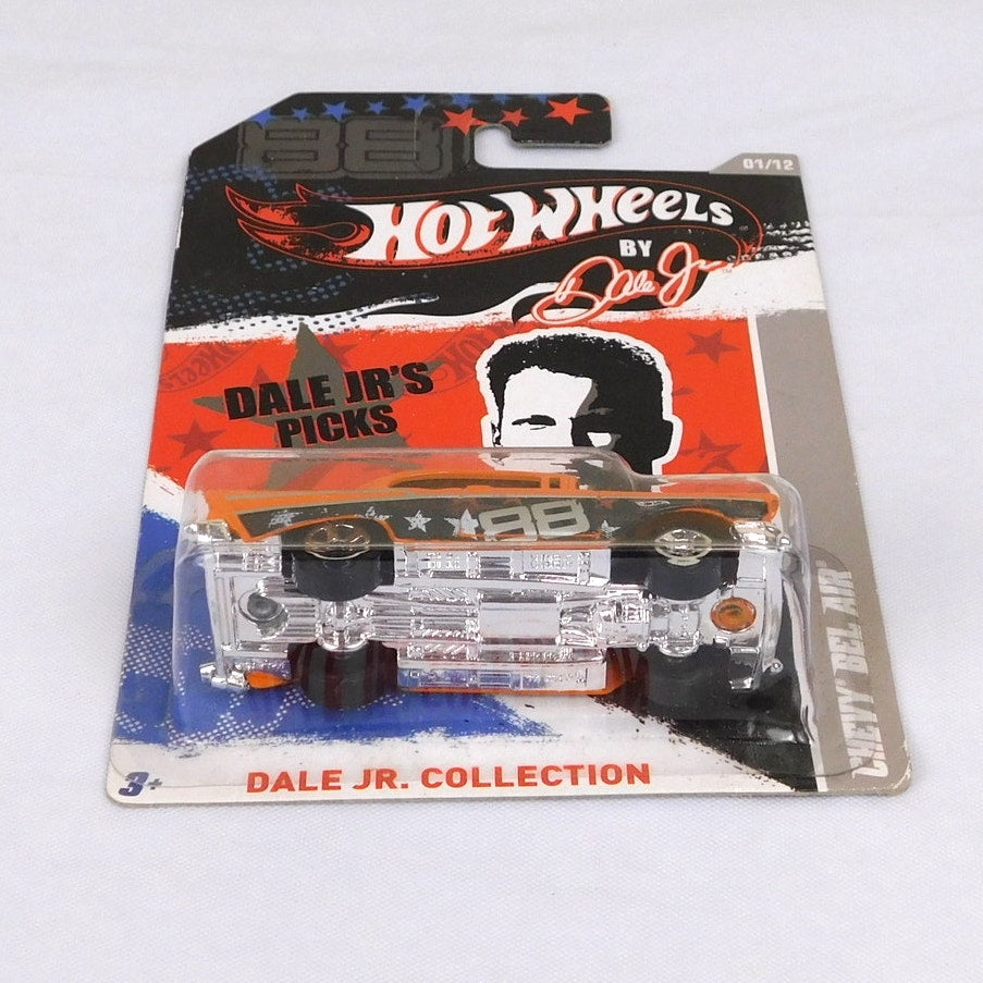 Hot Wheels Dale Jr's Picks Collection 57 Chevy Bel Air Orange 2011 01/12 Sealed