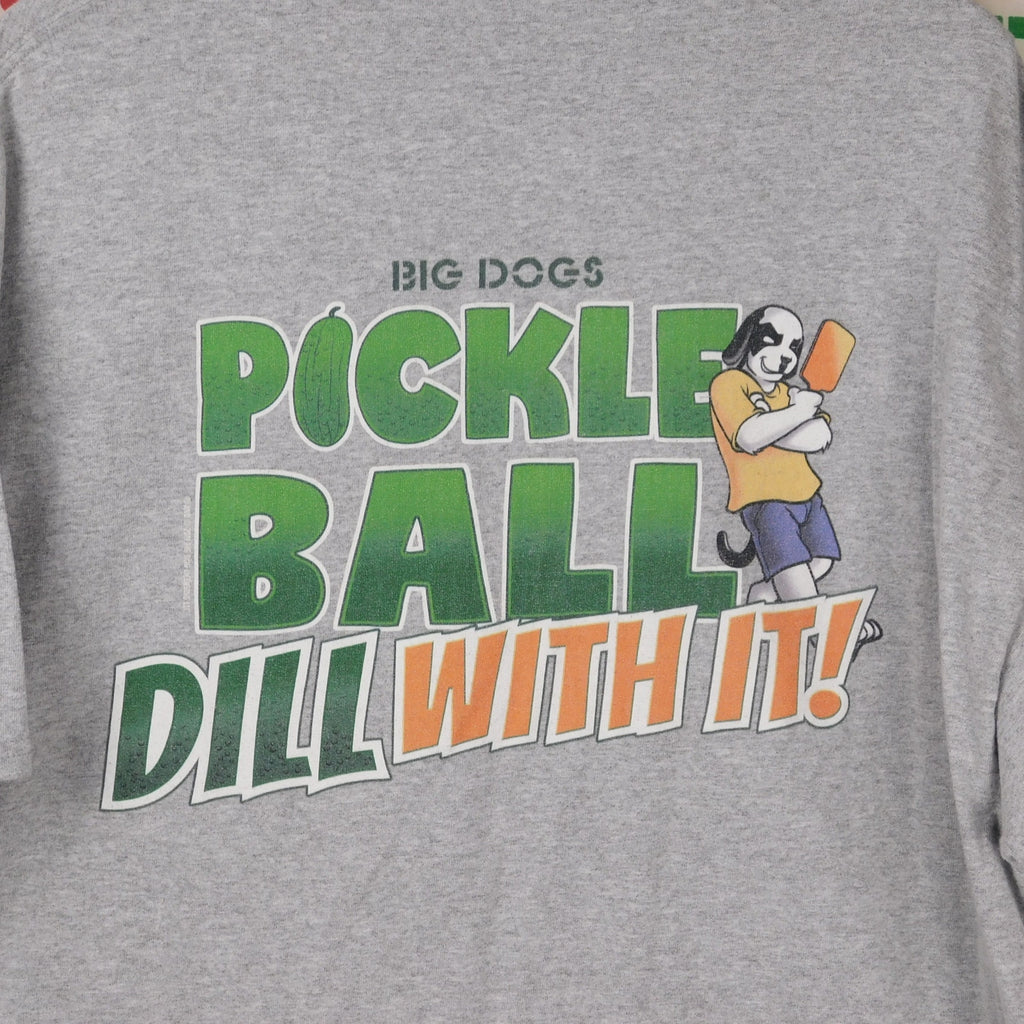 Big Dogs Pickleball Dill With It T Shirt - Size XL