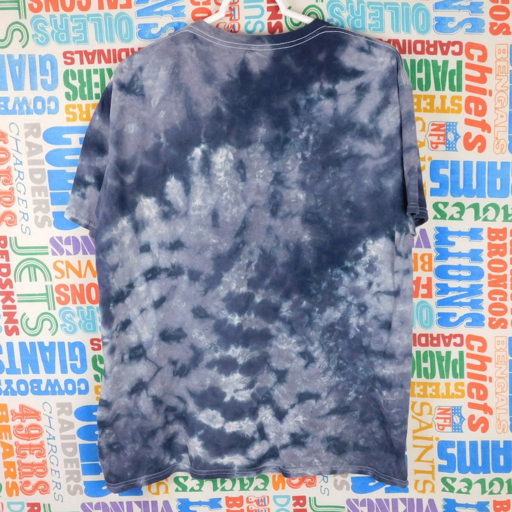 Y2K AC/DC Hell's Bells Tie Dye T Shirt - Size L