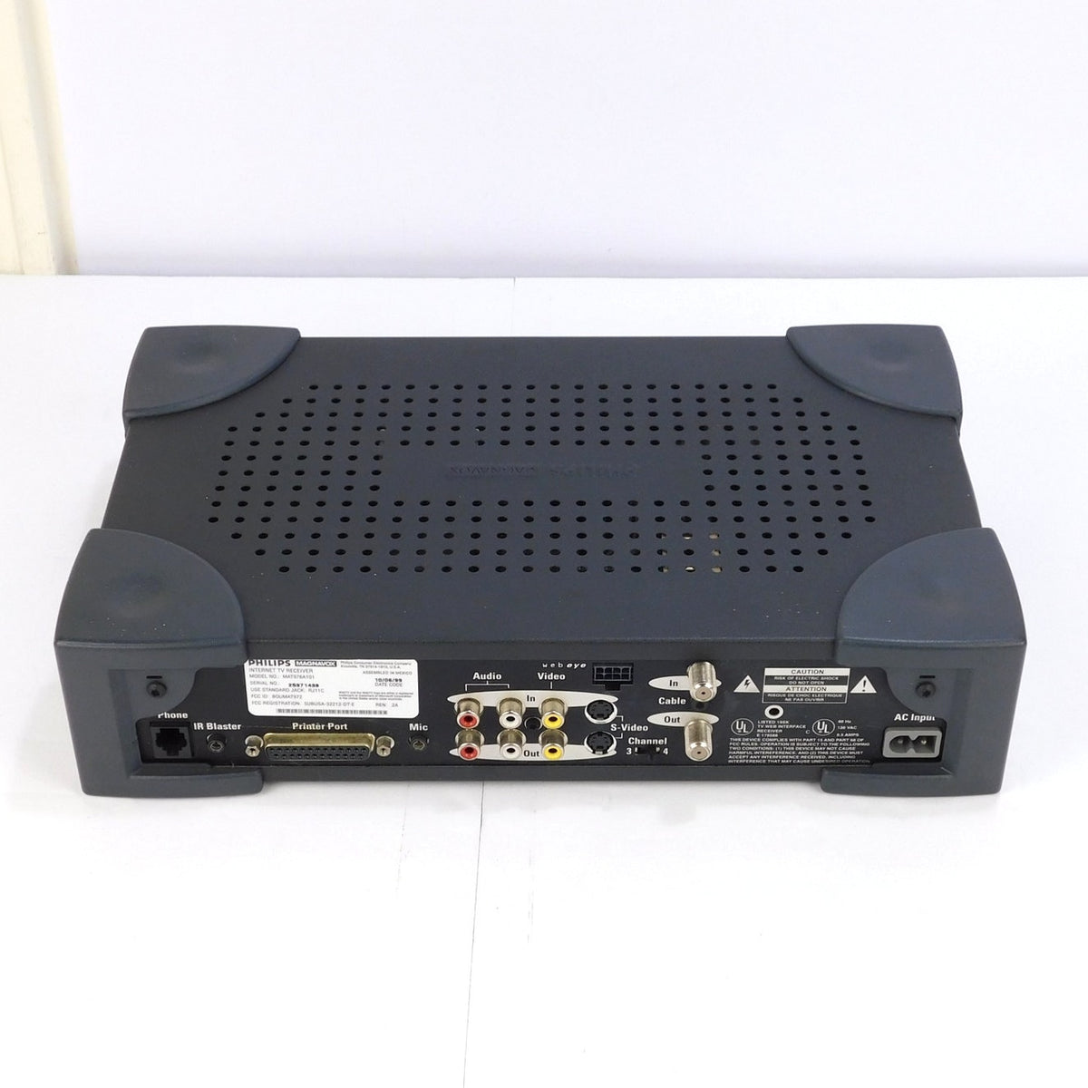 Vintage Philips Magnavox WebTV Plus MAT976A101 Internet Receiver WebEye Tested