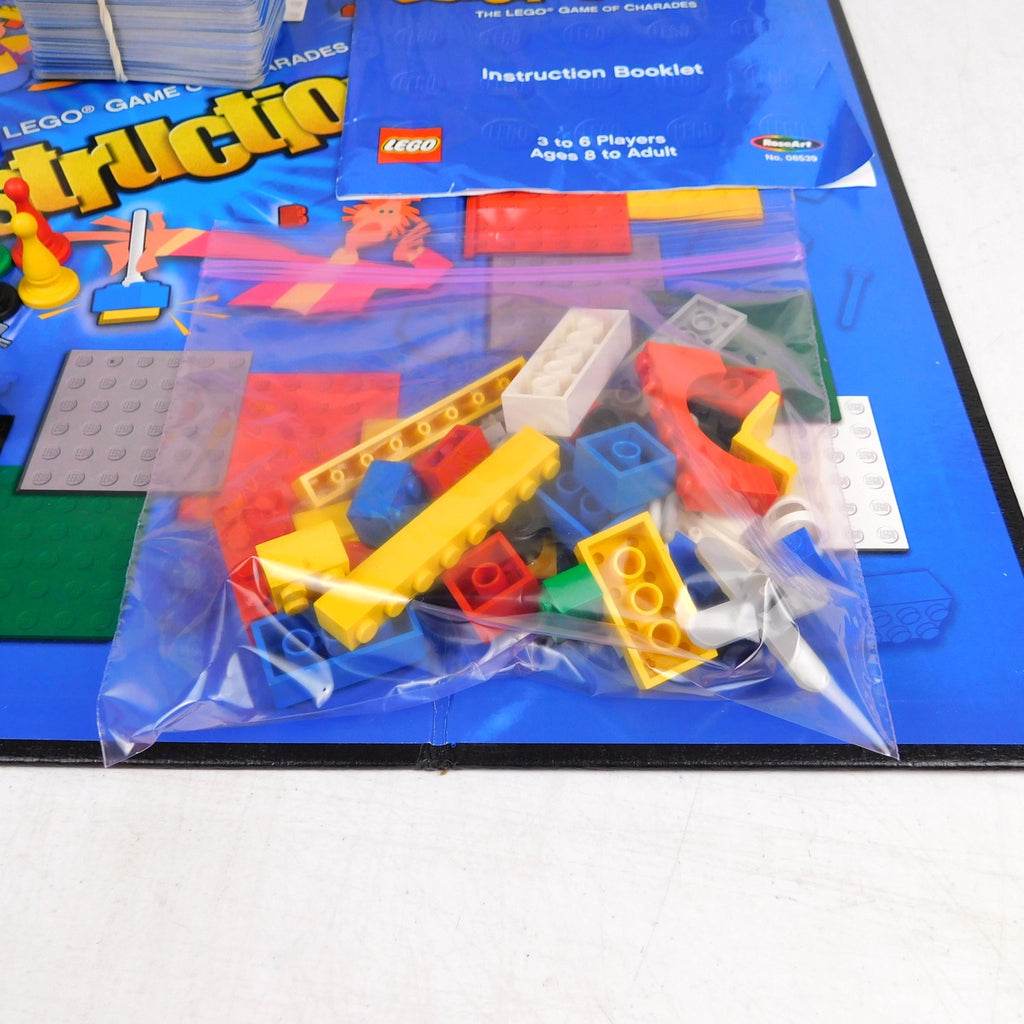 Lego Constructionary Charades Board Game 2003 Complete In Box Roseart 08539