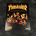 Thrasher Magazine Vans Zumiez Promo Sign 30.5x24 Skateboard Flame Shoes