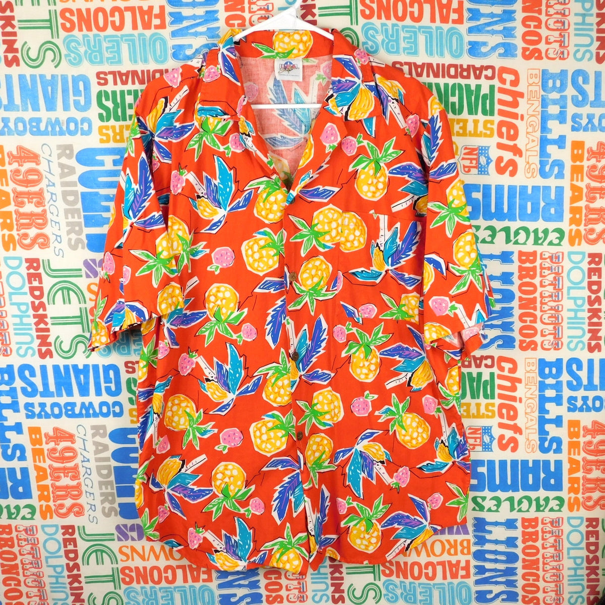 90s Surfin' USA Hawaiian Shirt - Size XL