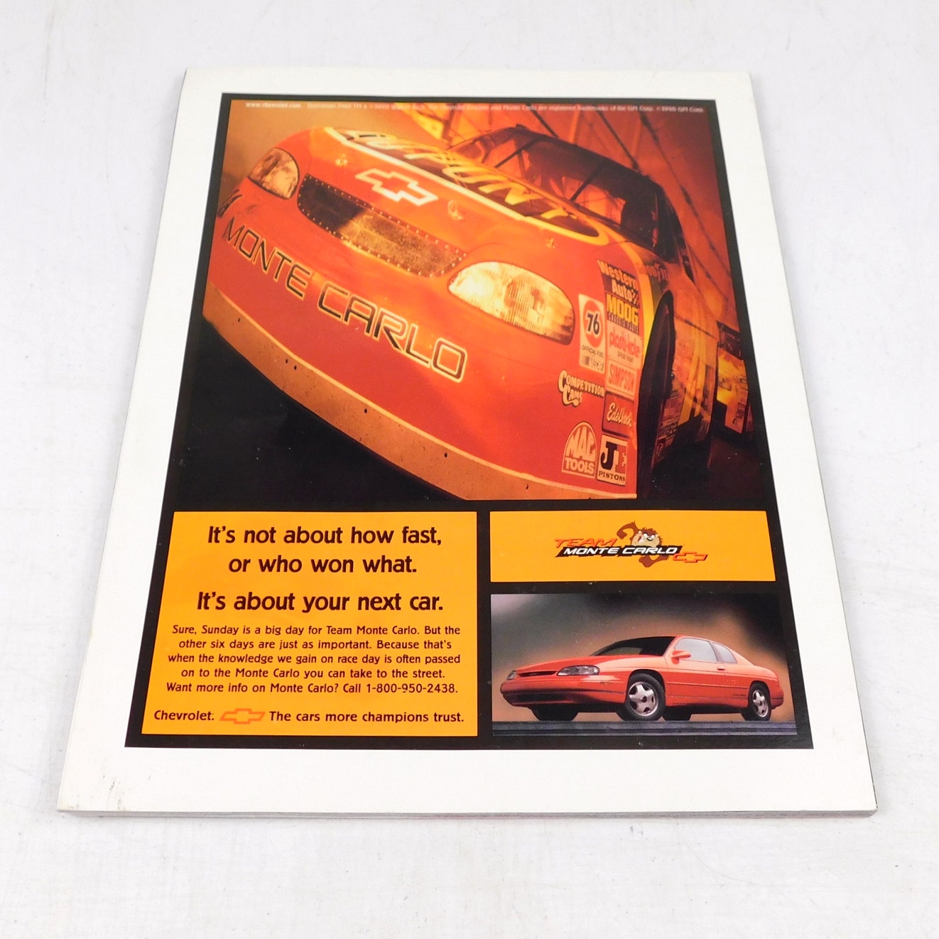Vintage NASCAR Program 1998 Jiffy Lube 300 New Hampshire With Ticket