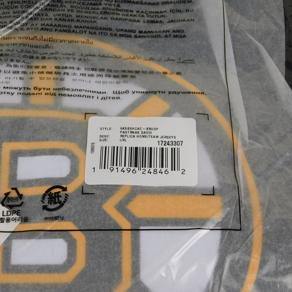 Boston Bruins David Pastrnak Jersey - Size Youth L/XL (NWT, can fit adults)