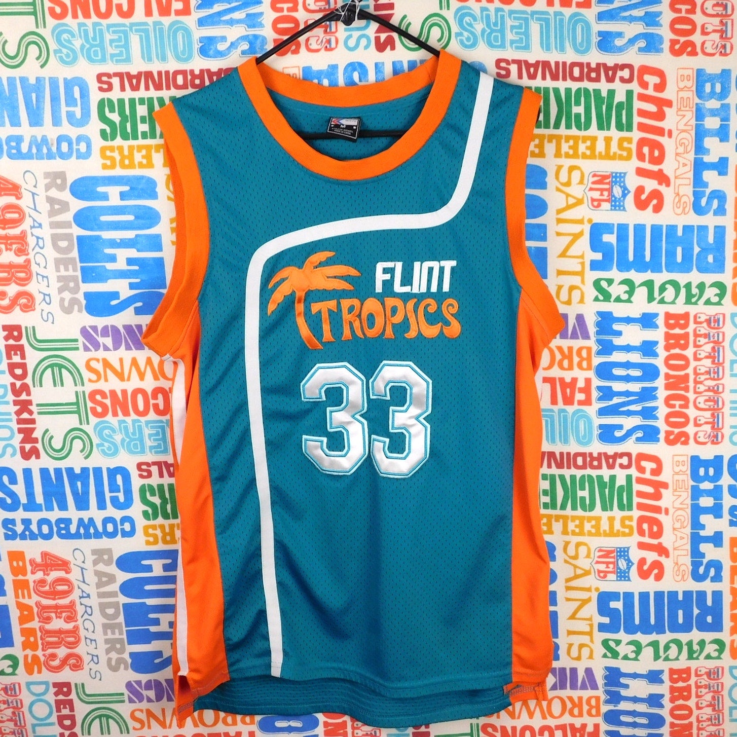 Semi-Pro Jackie Moon Flint Tropics Basketball Jersey - Size M