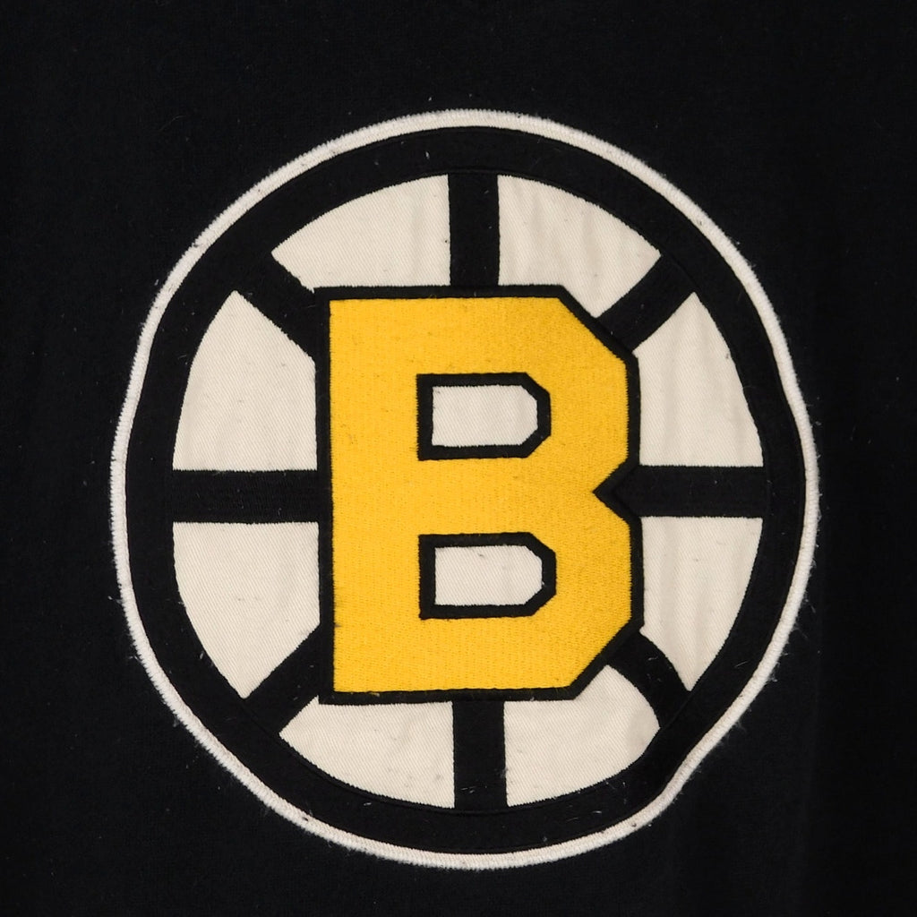 CCM Boston Bruins Lace Up Jersey Hoodie - Size M
